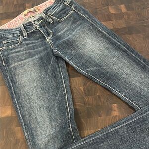 PAIGE Dark Blue Boot Cut Jeans